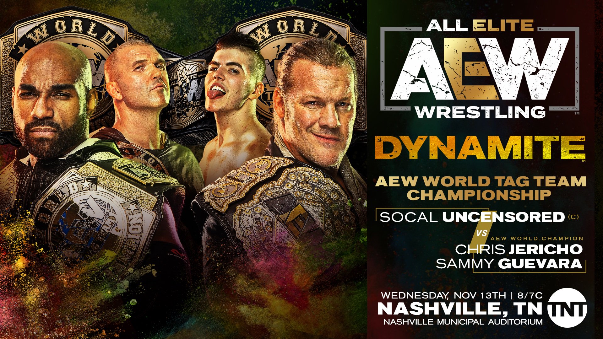 Two Matches, Including Tag Team Title Match Announced For AEW Dynamite ...