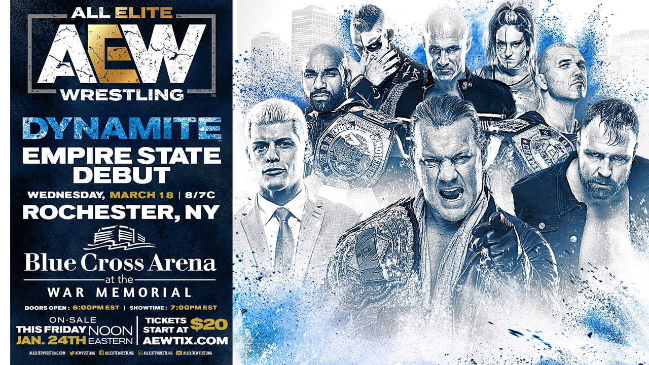 AEW Announces Dynamite Show in Upstate New York – TPWW