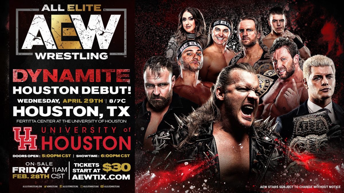 AEW Announces Dynamite in Houston Updated Schedule TPWW