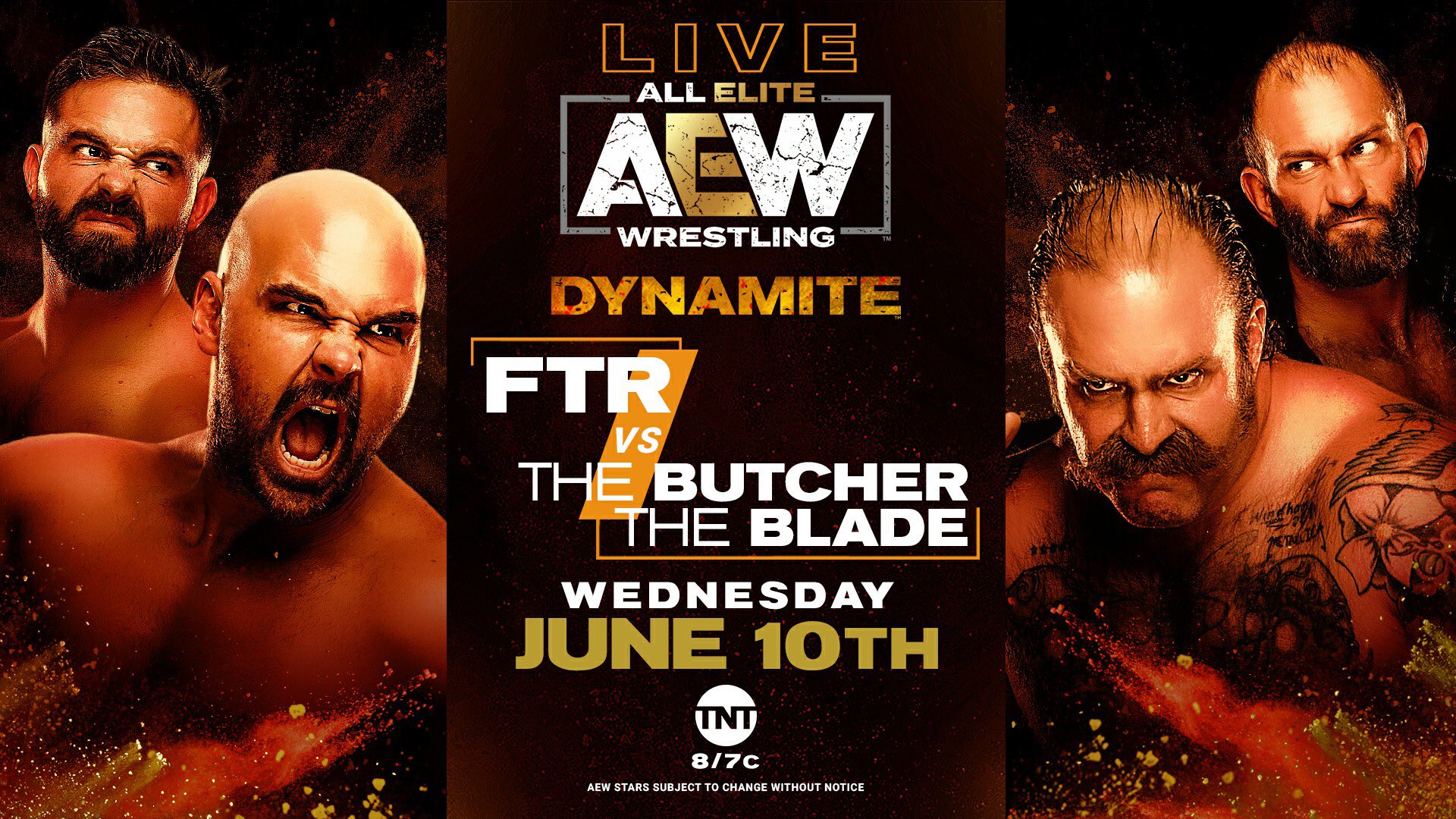 Four Matches, FTR’s First AEW Match Announced for Next Week’s Dynamite
