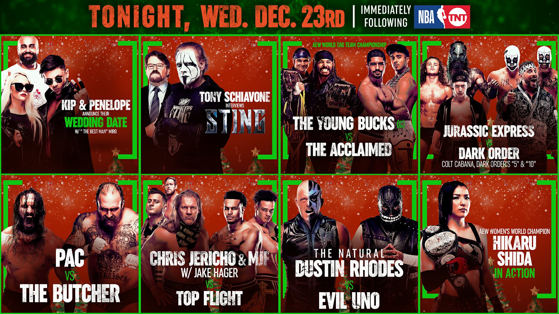 AEW Dynamite NXT Cards for Tonight AEW Rankings TPWW