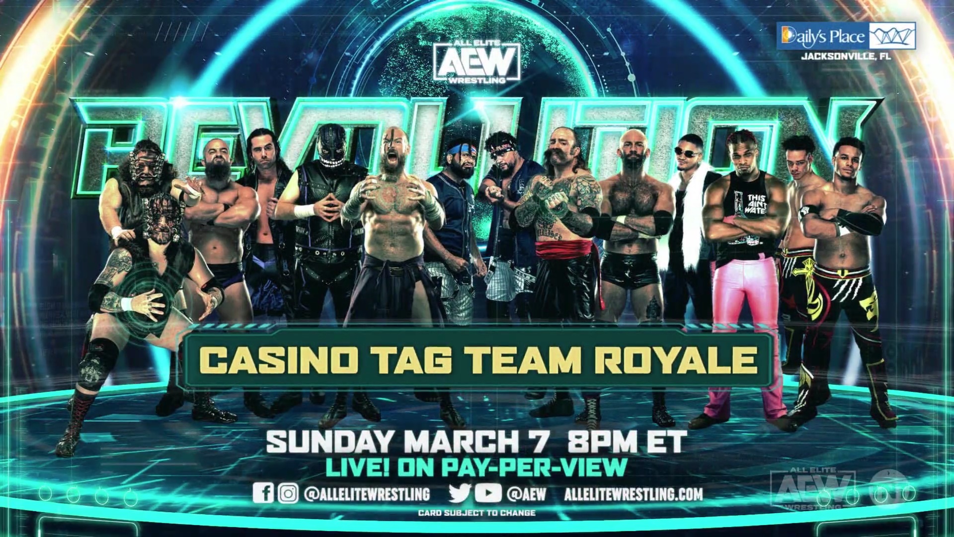 Updated AEW Revolution Card Two New Matches Added TPWW
