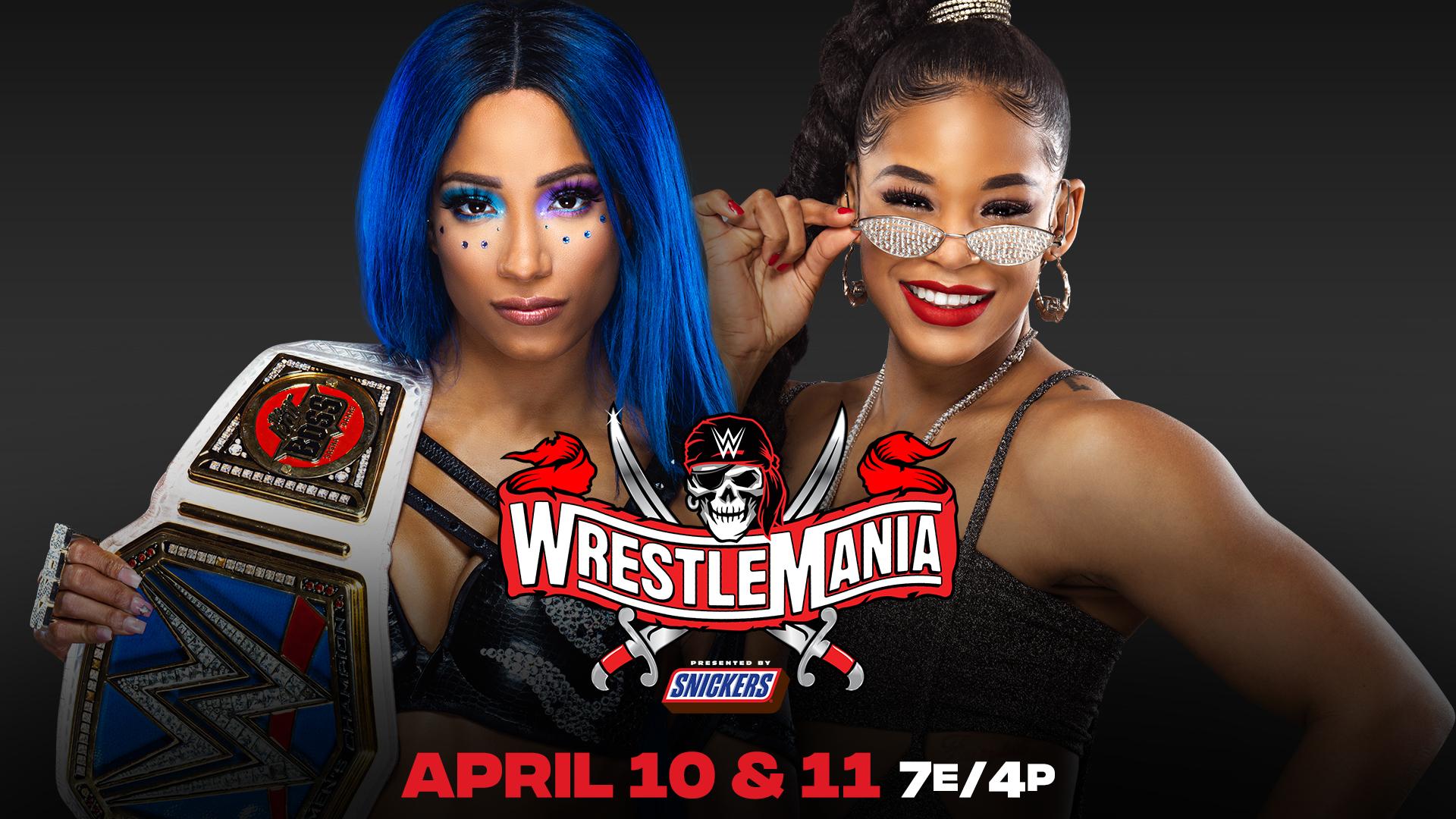 Sasha Banks vs. Bianca Belair Official for WrestleMania – TPWW