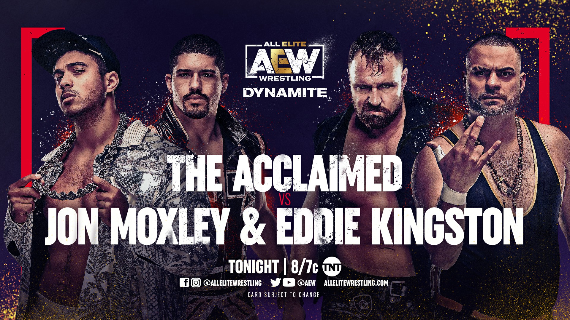 Aew Dynamite Card For Tonight Tpww