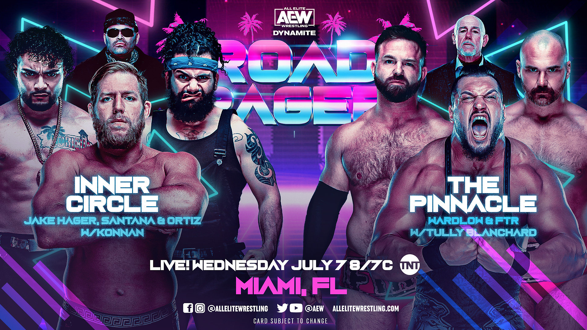 AEW Dynamite: Road Rager Card for Tonight – Five Matches Announced – TPWW