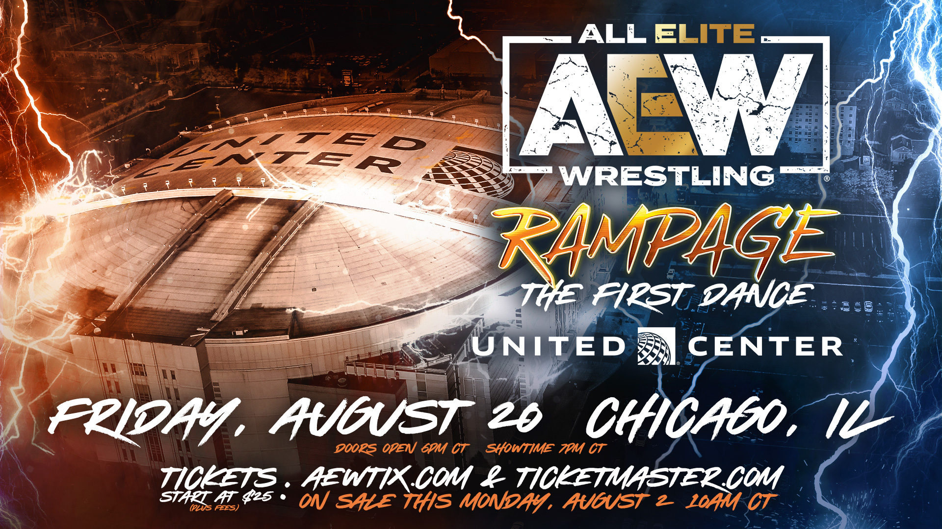 AEW Sells Over 10,000 Tickets in First Couple of Hours for Rampage in  United Center in Chicago – TPWW