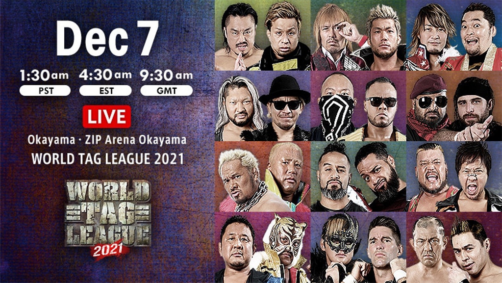 NJPW World Tag League 2021 Night 9 Results, BotSJ Night 10 Card