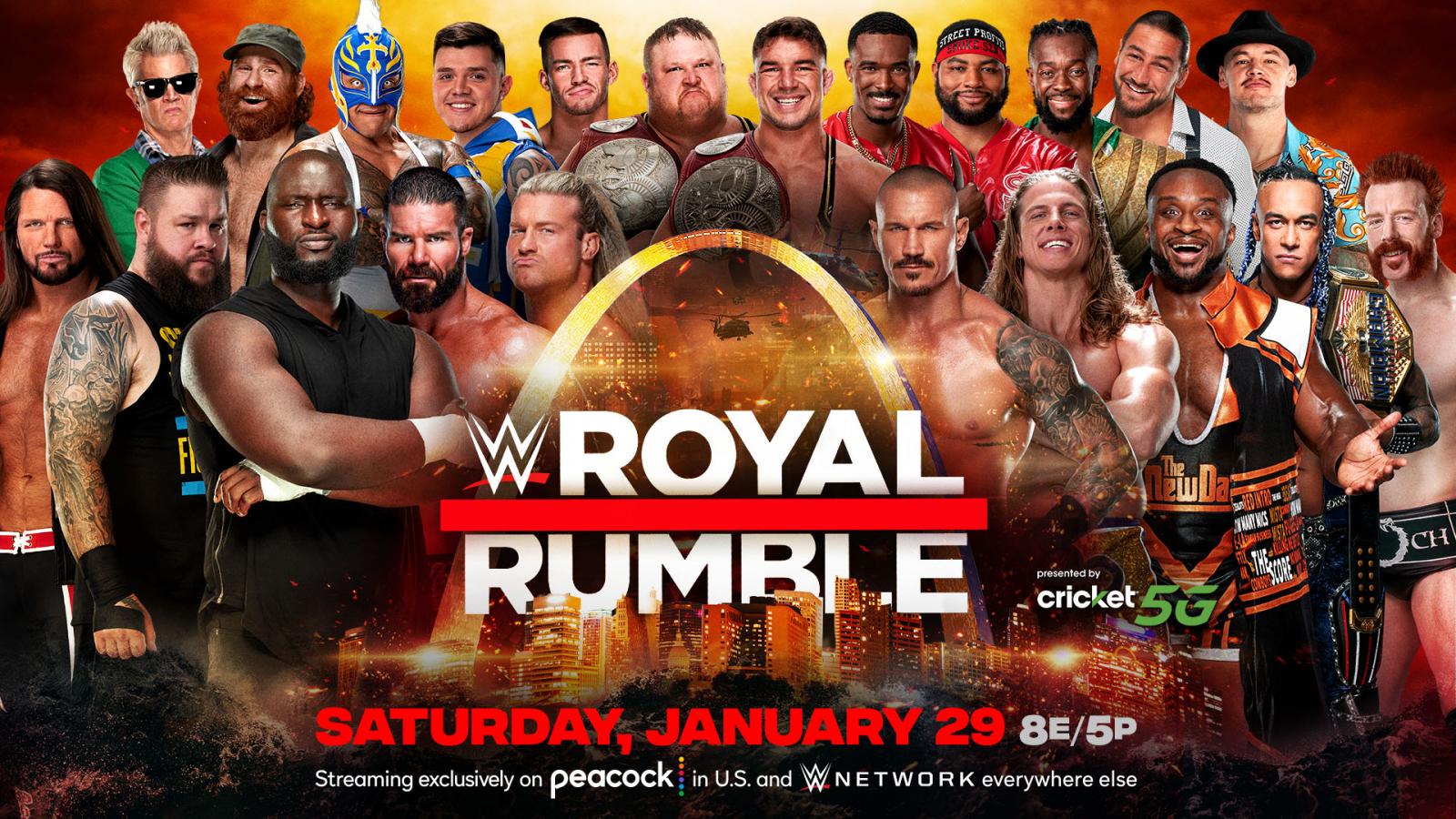 Updated WWE Royal Rumble Card – New Entrants Announced – TPWW