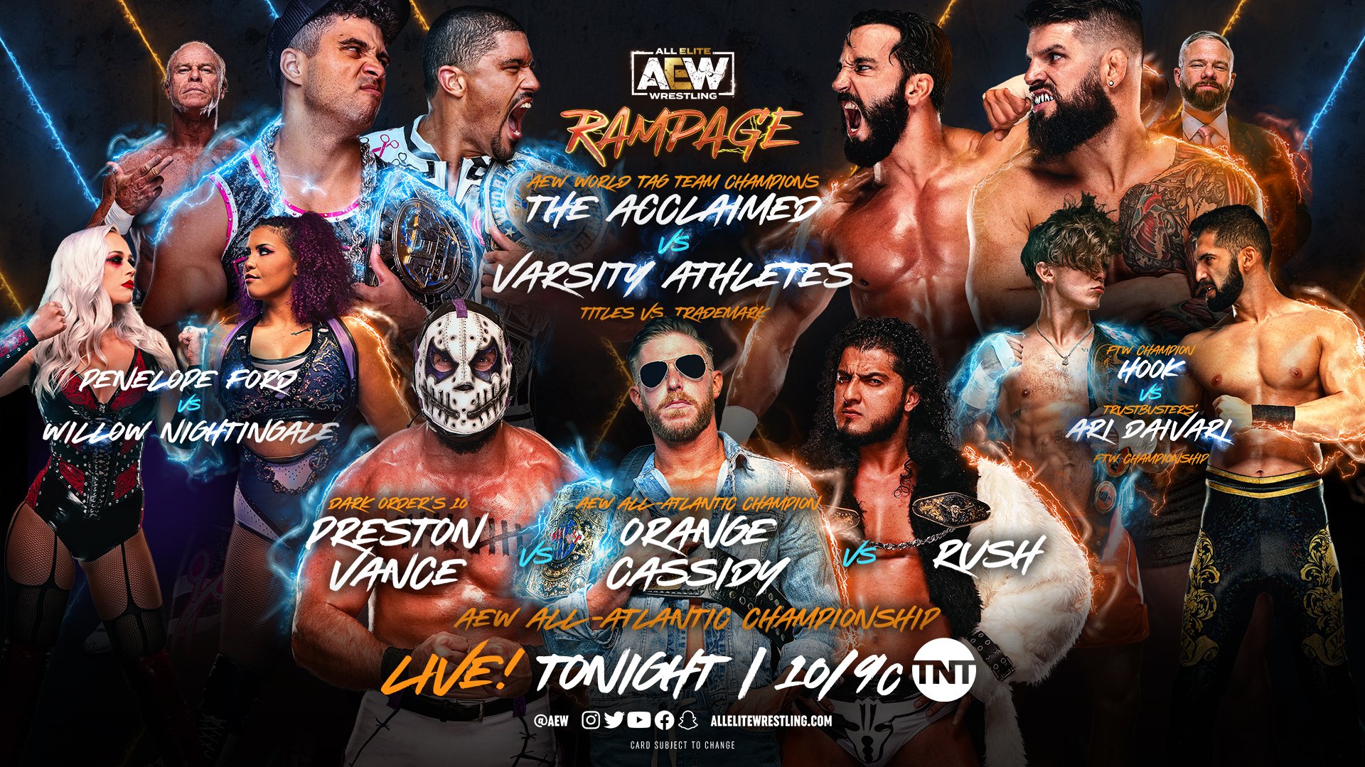 AEW Rampage Results Oct. 21, 2022 Cassidy vs. Rush vs. 10 TPWW