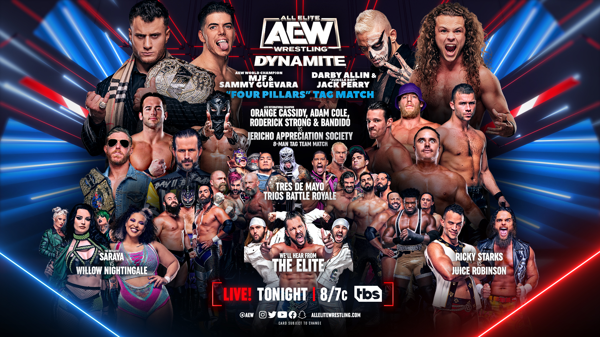 AEW Dynamite Results – May 3, 2023 – Four Pillars Tag Match – TPWW