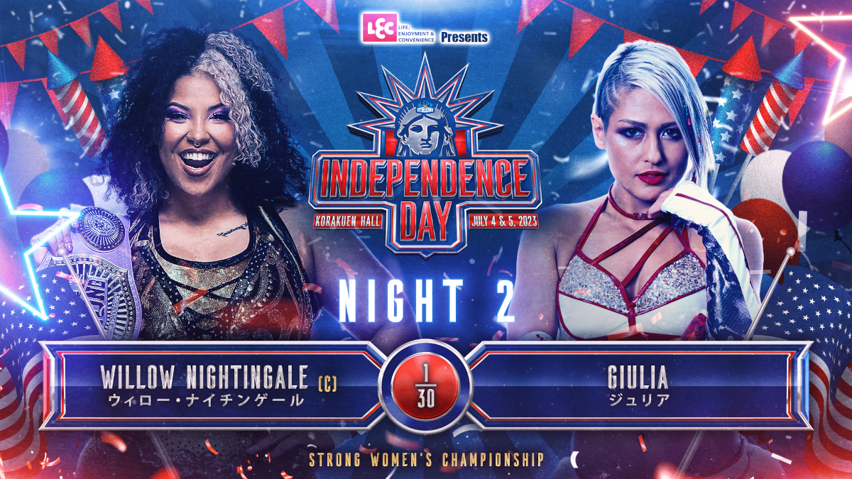 NJPW Announces Willow Nightingale vs. Giula for NJPW Strong
