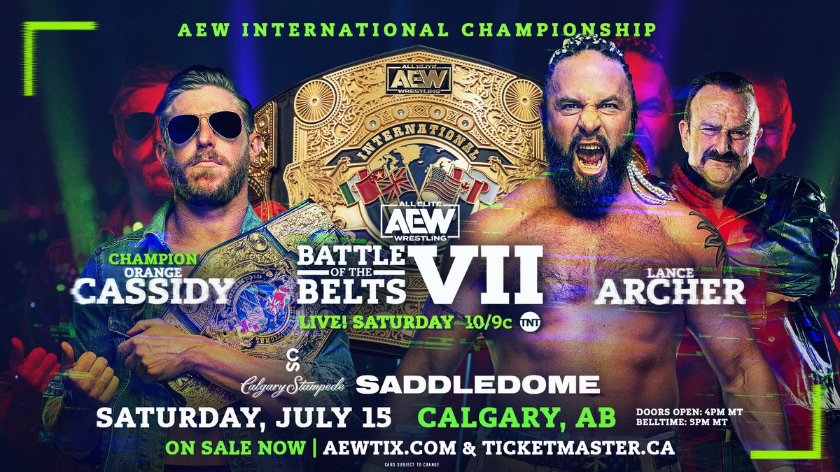 AEW Rampage Notes: New Matches for BotB VII, FTW Title Match for July ...