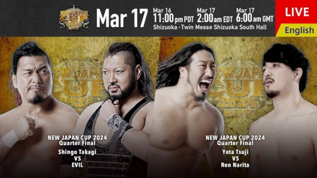 NJPW New Japan Cup 2024 Night 10 Results, Night 11 Card, David Finlay