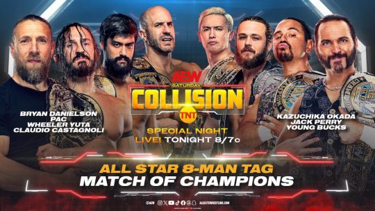 AEW Collision Results - Sept. 6, 2024 - Blackpool Combat Club & PAC vs. The Elite