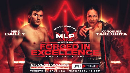 MLP Forged In Excellence Night 1 Show Results - Oct. 19, 2024 - "Speedball" Mike Bailey vs. Konosuke Takeshita