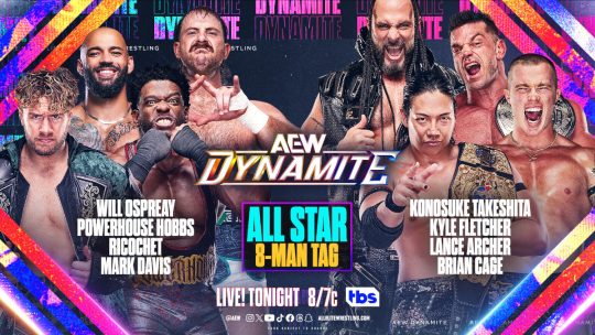 AEW Dynamite Results – Nov. 20, 2024 - All Star Eight-Man Tag Team Match