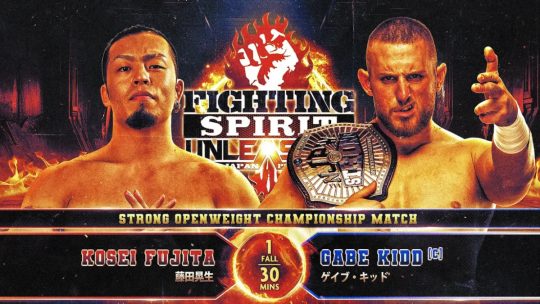 NJPW Fighting Spirit Unleashed 2024 Results - Nov. 8, 2024 - Kosei Fujita vs. Gabe Kidd