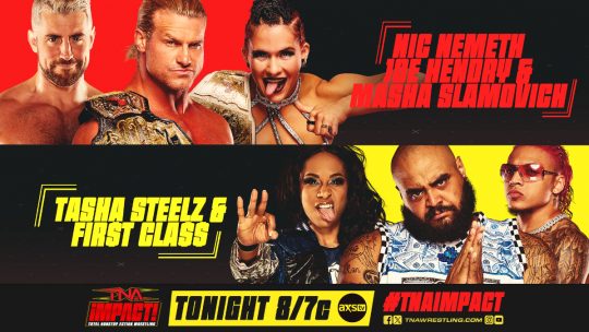 TNA Impact! Results – Dec. 12, 2024 - Joe Hendry, Nic Nemeth, & Masha Slamovich vs. Tasha Steelz & FIR$T CLA$$