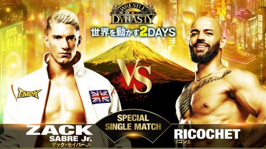 NJPW x AEW Wrestle Dynasty - Jan. 5, 2025 - Zack Sabre Jr. vs. Ricochet